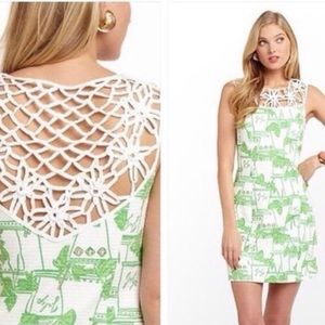 LILLY PULITZER JUST ADD MINT JULEP SLEEVELESS COTTON DERBY DAY DRESS